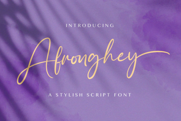 Afronghey Script Font: A Brand Upgrade for My Small Bakery