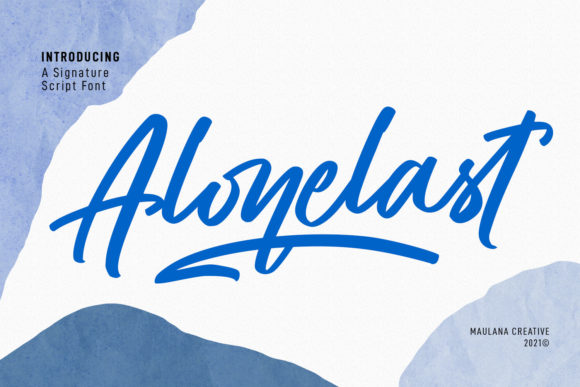Alonelast: A Script Font That Brings Warmth to Editorial Design
