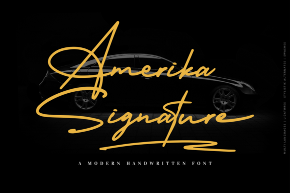 Amerika Signature: A Handwritten Font That Feels Right for Modern Web Design