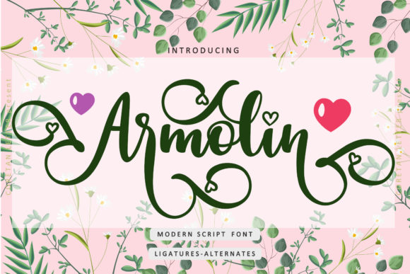 Armolin: A Handwritten Font with Editorial Warmth