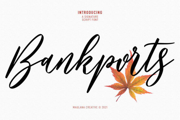 Bankports Signature: A Font That Brings Your Brand to Life
