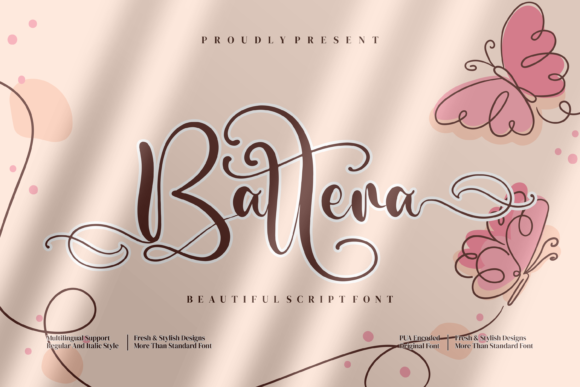 Battera: The Script Font That Makes Small Brands Look Polished