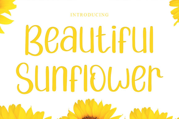 Beautiful Sunflower: A Handwritten Font for Web Designers