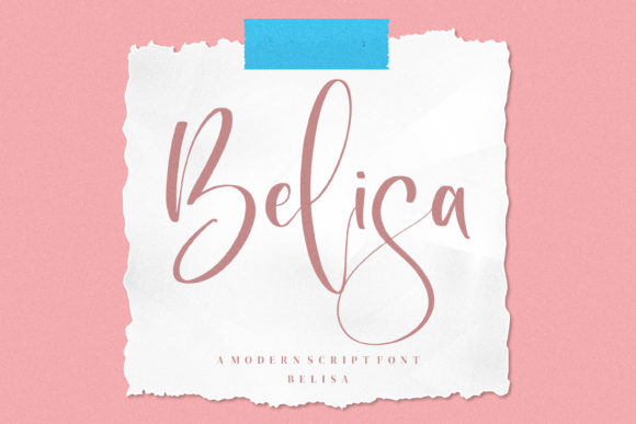 Belisa: A Thin Script Font That Brings Grace to Branding Projects