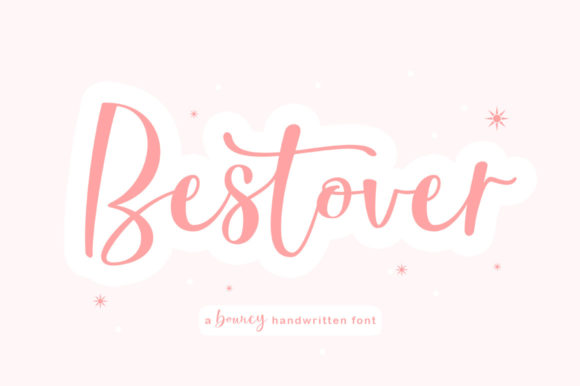 Bestover: A Handwritten Script Font for Editorial Design