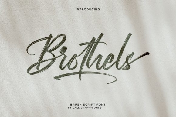 Brothels Script Font for Editorial Design and Brand Storytelling