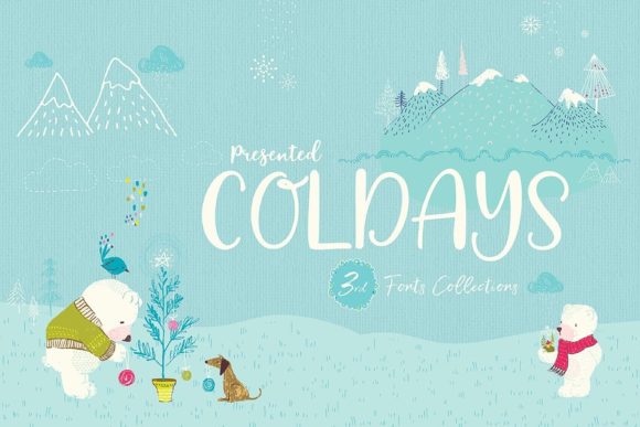 Coldays: A Friendly Script Font for Handmade Products and Printables