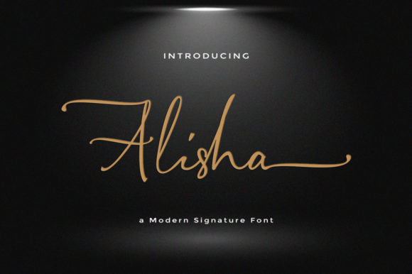 Craft Beautiful Products with Alisha Signature Font