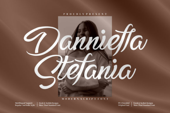 Dannieffa Stefania: A Graceful Script Font for Small Business Branding