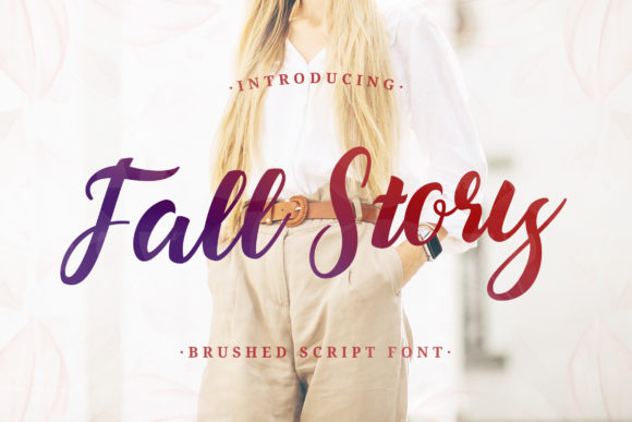 Fall Story: A Script Font Designed for Digital Elegance