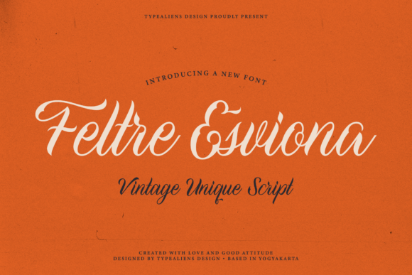 Feltre Esviona: A Display Font With Editorial Soul
