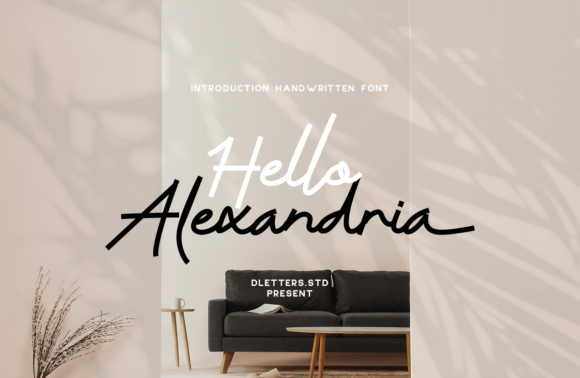 Hello Alexandria: A Web Designer’s Review of This Handwritten Display Font