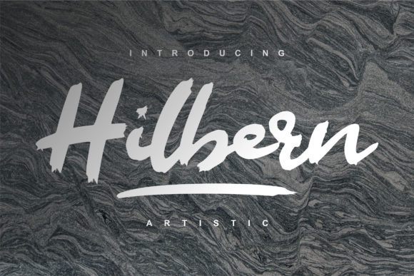 Hilbern: A Handwritten Typeface for Editorial Projects