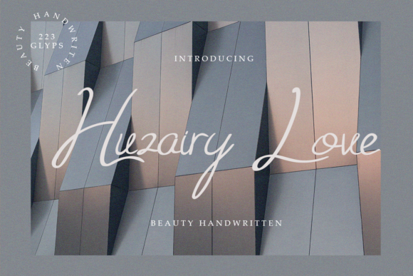 Huzairy Love: A Script Font Designed for Digital Impact