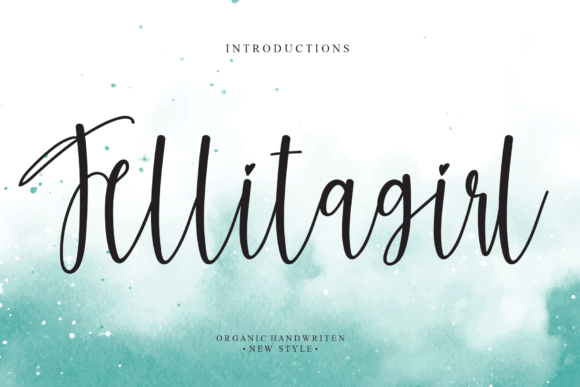 Jellitagirl: A Graceful Script Font for Small Business Branding