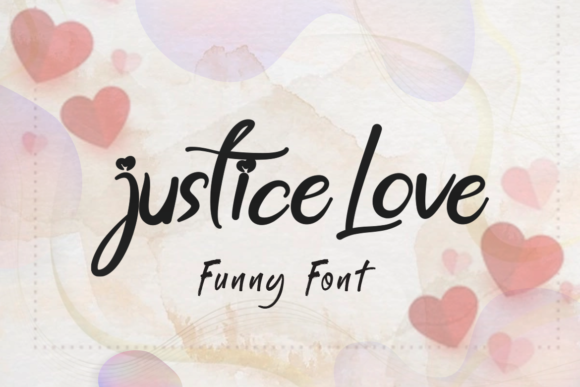 Justice Love: A Refined Script Font for Editorial Design