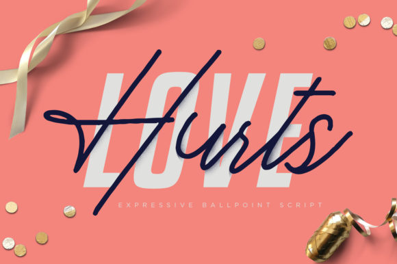 Love Hurts: A Script Font for Handmade Products
