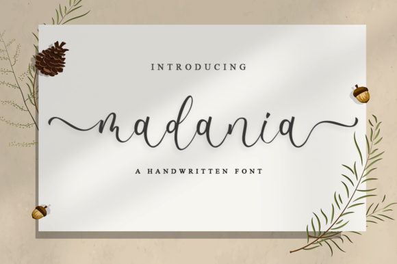 Madania: Why This Script Font Works for Editorial Design