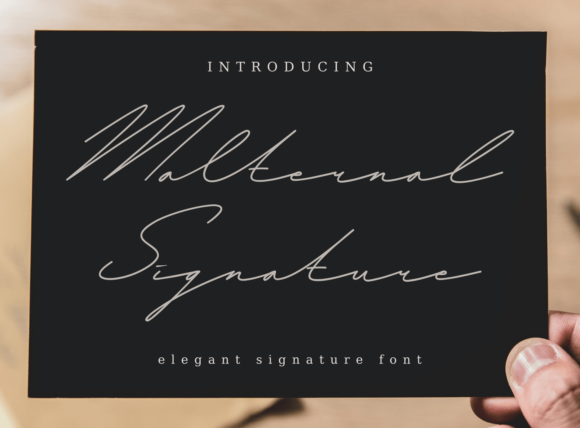 Malternal Signature: The Script Font That Gave My Brand a Fresh Look
