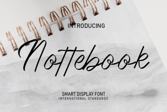 Nottebook: A Flowing Script Font for Business Branding