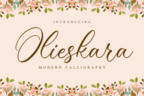Olieskara: A Graceful Script Font for Modern Web Design