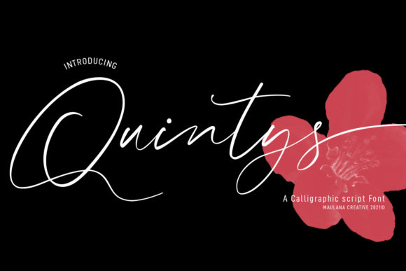Quintys: A Graceful Script Font That Elevates Small Business Branding