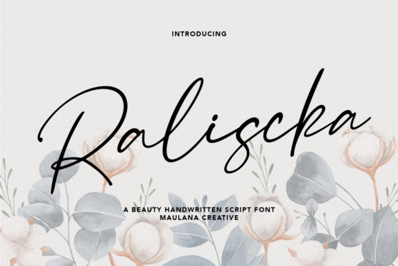 Raliscka Font: A Refined Script for Your Brand Identity