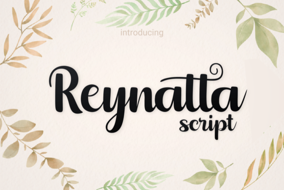 Reynatta: A Script Font for Editorial Design and Branded Content