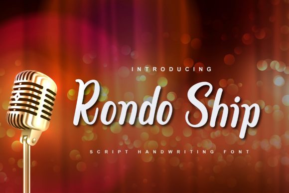Rondo Ship: A Handwritten Font for Crafters and Makers