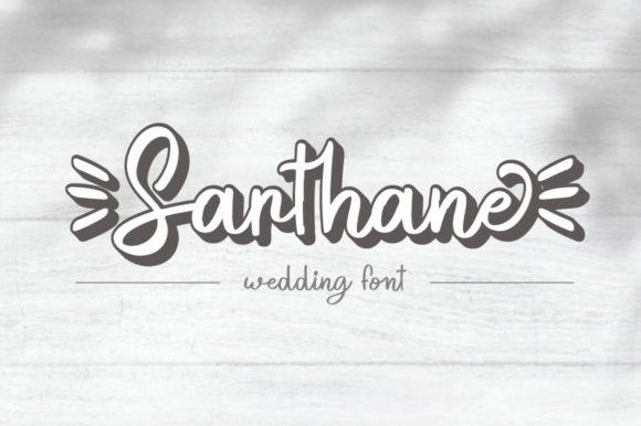 Sarthane: A Delicate Script Font for Polished Editorial Designs