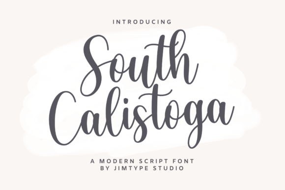 South Calistoga: A Script Font That Elevates Campaign Visuals