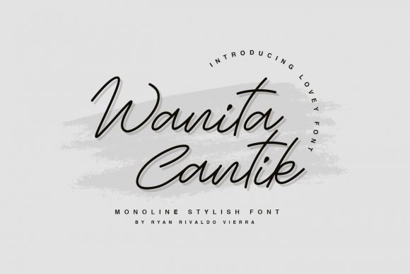 Wanita Cantik: A Delicate Handwritten Font for Campaigns