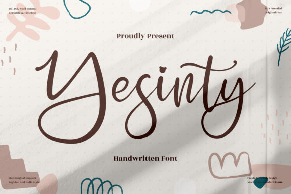 Yesinty: A Handwritten Font That Gives Your Small Business a Personal Touch